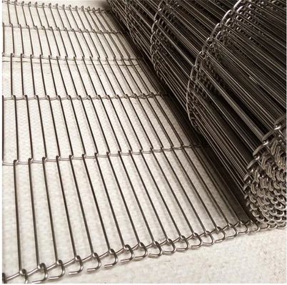 Chocolate Coating Flat Flex Conveyor Wire Mesh Belt - High Carbon Steel