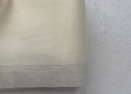 Plain Weave 12 Mesh Nylon Filter Cloth Mesh 100% White Yellow Color