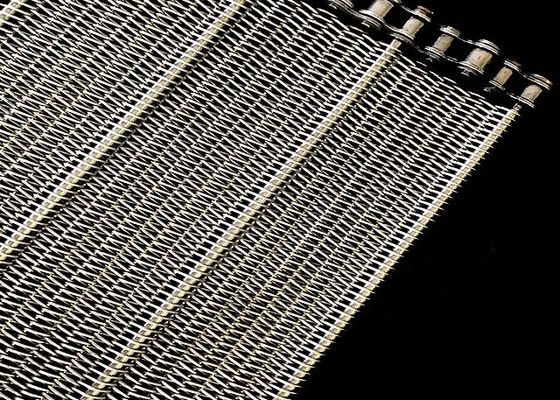 304 Stainelss Steel Conveyor Wire Mesh Belting For Vegetable Washing Machine