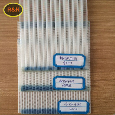 Food Filtration 100% Monofilament Polyester Mesh Belt With Flat Smooth Surface