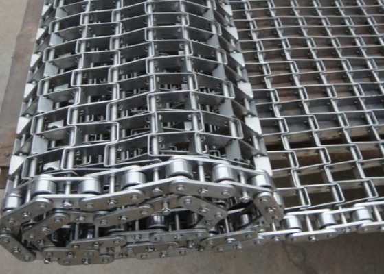 Chain Link 304 Płaski pasek z siatki drucianej ze stali nierdzewnej do trwałego przenośnika