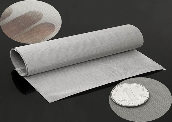 Separacja cieczy 50 × 300 Mesh Holenderska siatka druciana ze stali nierdzewnej o gładkim splocie