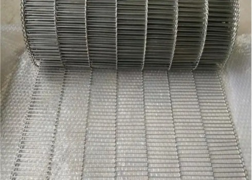 Fried Food Flat Flex Przenośnik taśmowy o wysokiej temperaturze 316l