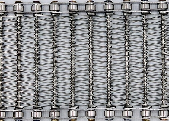 Przetwórstwo spożywcze Suszenie owoców Nierdzewny łańcuch Link Balance Spiral Wire Belt
