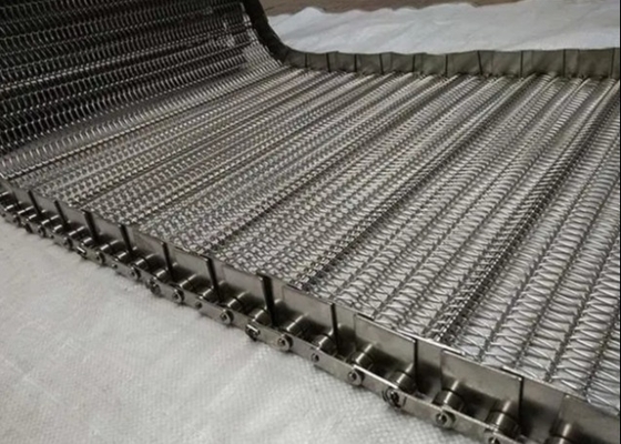 1,0 mm do 3,0 mm spiralny pas siatkowy ze stali węglowej transportuje żywność i grill