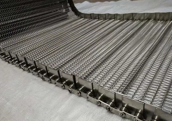 Przenośnik taśmowy z siatki spożywczej, przenośnik taśmowy ze stali nierdzewnej do przenoszenia produktów