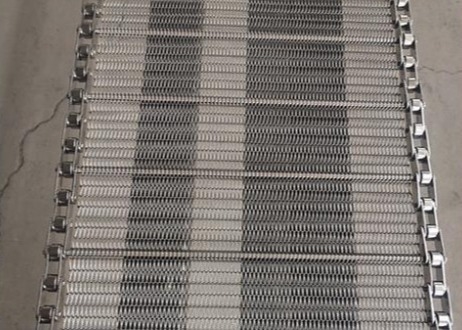 Ss304 Ss316 Spiralny pas siatkowy przenośnika Ptfe do czyszczenia