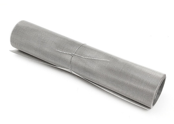 Srebro 316 ze stali nierdzewnej Woven Wire Mesh Wysokiej odporności na temperaturę