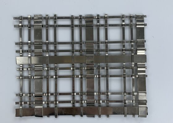 Dekoracyjna siatka ze stali nierdzewnej o wysokiej wytrzymałości, odporna na rdzę w stylu architektonicznym