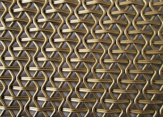 Spirałowa sieć miedziana ze stali nierdzewnej do ścian zasłonowych, elewacji hoteli i ekranów dekoracyjnych centrów handlowych