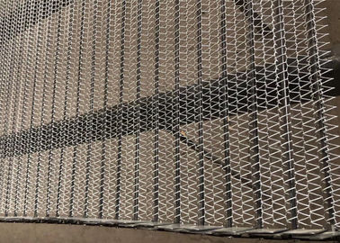 Suszący przenośnik taśmowy z łańcuchem, siatka druciana z dużą otwartą przestrzenią
