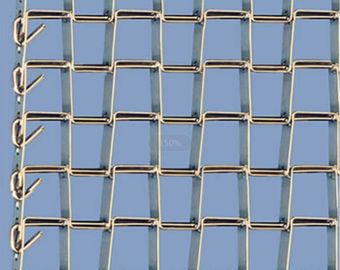 Przenośnik o dużym obciążeniu z płaskim drutem, przenośnik o strukturze plastra miodu 201 Stal nierdzewna