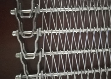 Przenośniki do podnoszenia produktu Spiralny pas siatki Wysoka elastyczność Długa żywotność
