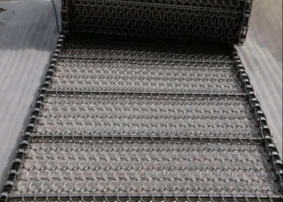 Łańcuch o długości 800 mm ze spiralnej siatki 201 ze stali nierdzewnej