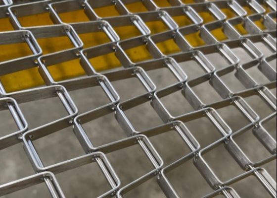 Produkcja chleba Taśma z płaskiej siatki drucianej ze stali nierdzewnej 304