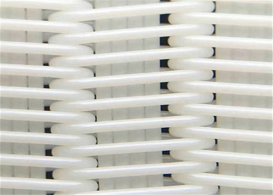 Spiralny, kwasoodporny filtr poliestrowy o długości 0,1 m