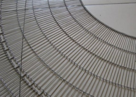 Suszenie wewnętrzne 316l Mesh Flat Flex Conveyor Belt Dostosowane
