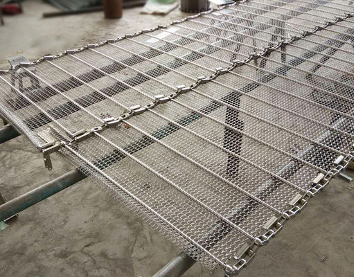 Wysokowytrzymałe pasy siatkowe ze stali nierdzewnej do czyszczenia warzyw