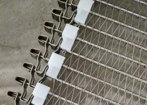 1,2 mm Dia Chain Link Spiral Mesh Belt do maszyny do chłodzenia chleba