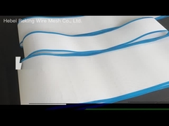 pas siatkowy poliestrowy z prostą tkaniną z kwadratowymi otworami