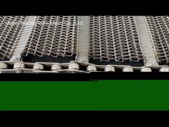 Przenośnik taśmowy z siatką łańcuchową